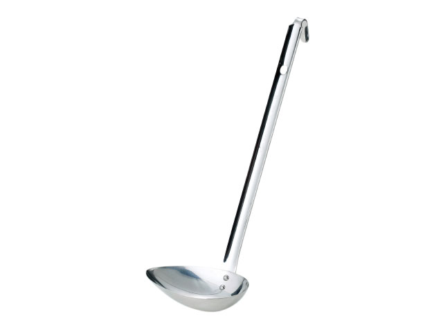 Soup Ladle （Holed） - 【2点】 AG18-8 左手用横口レードル 70cc 赤川器物製作所 プロステ