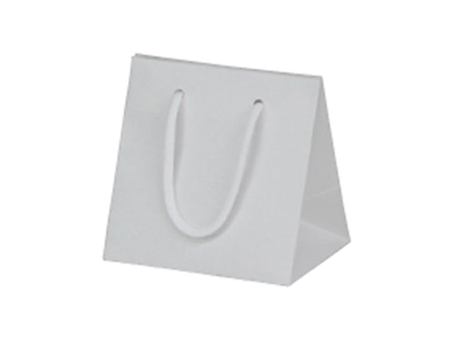 【60点】紙手提袋 1756 ハンディーバッグ リッテ(Li-te) ホワイト-2 ベルベ 00244947