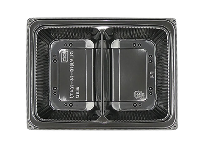 Rakuten - 【400枚】DLV角19-14-1(47)MSD 黒 エフピコ 食品容器 使い捨て容器 容器 00267631