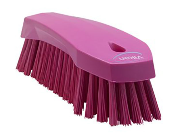 【1個】ヴァイカン ハンドブラシ(ハード)ピンク 38901 Vaikan(ヴァイカン) スポンジ タワシ モップ 衛生品 掃除道具 00268024 プロステ