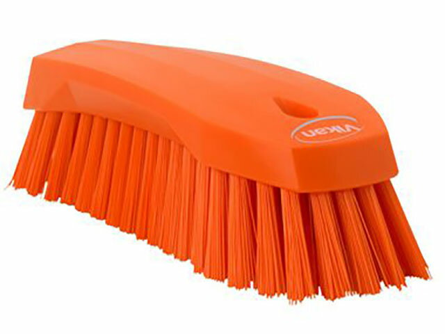 【1個】ヴァイカン ハンドブラシ(ハード)オレンジ 38907 Vaikan(ヴァイカン) スポンジ タワシ モップ 衛生品 掃除道具 00268026 プロステ