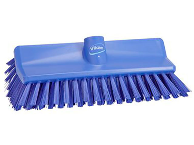 【1個】ヴァイカン アングルデッキブラシ ハード パープル 70478 Vaikan(ヴァイカン) スポンジ タワシ モップ 衛生品 掃除道具 00268332 プロステ
