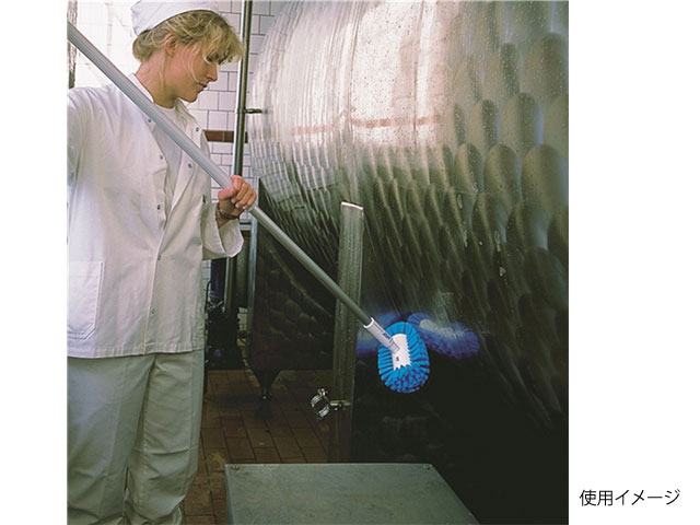 【1個】ヴァイカン タンクブラシ ハード ブルー 70373 Vaikan(ヴァイカン) スポンジ タワシ モップ 衛生品 掃除道具 00268357 プロステ