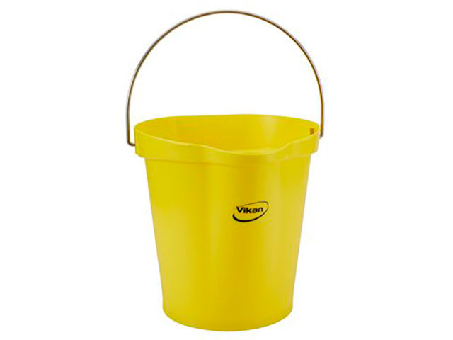 【1個】ヴァイカン ハイジーンバケット 12L イエロー 56866 Vaikan(ヴァイカン) 00268750 プロステ