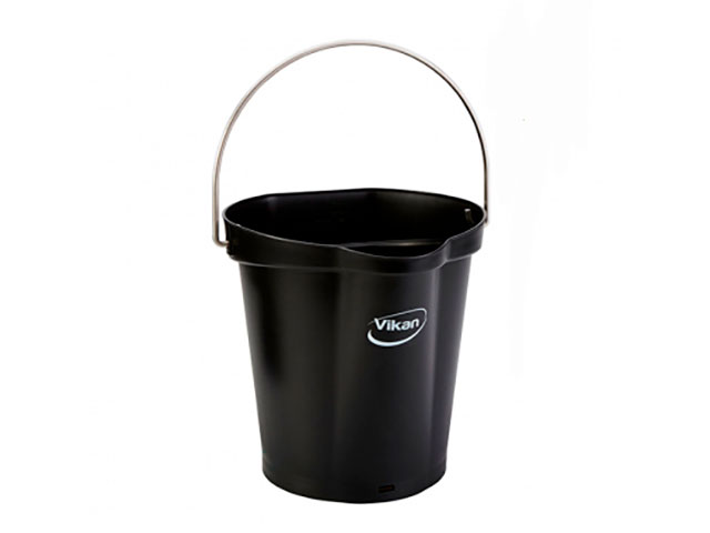 【1個】ヴァイカン ハイジーンバケット 6L ブラック 56889 Vaikan(ヴァイカン) 00268762 プロステ