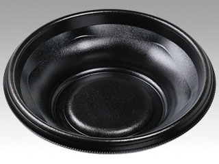 【900枚】MFP-丸丼18 本体 黒BK エフピコ 丼容器 どんぶり 丼 00273379