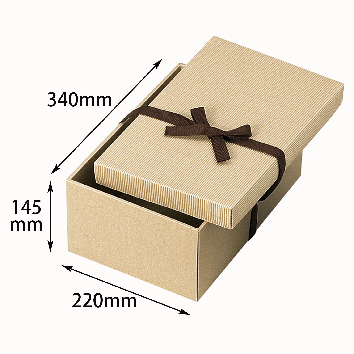 【50組】ナチュラルBOX5号ヒモ付 ヤマニ 00274090 プロステ