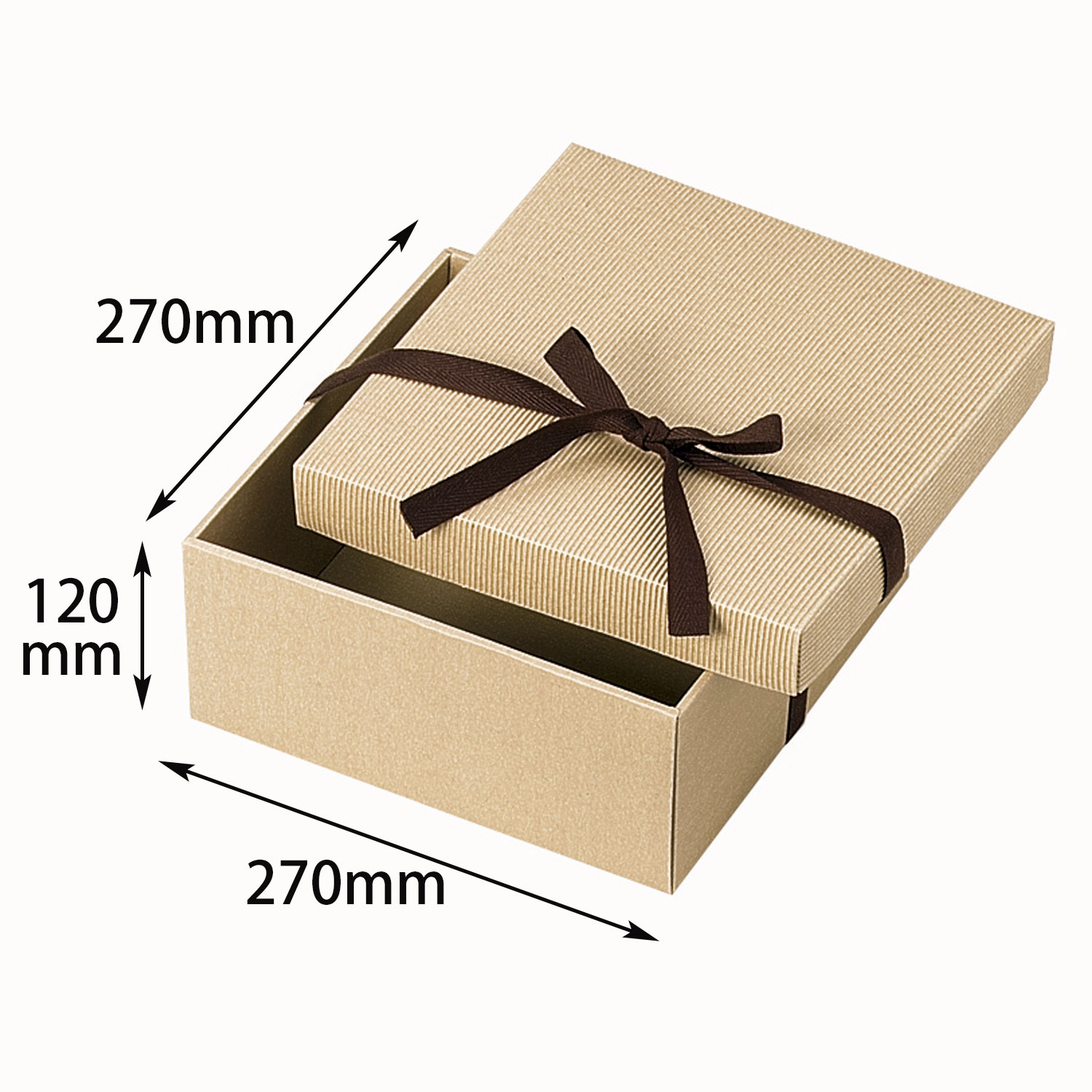 【50組】ナチュラルBOX6号ヒモ付 ヤマニ 00274091 プロステ