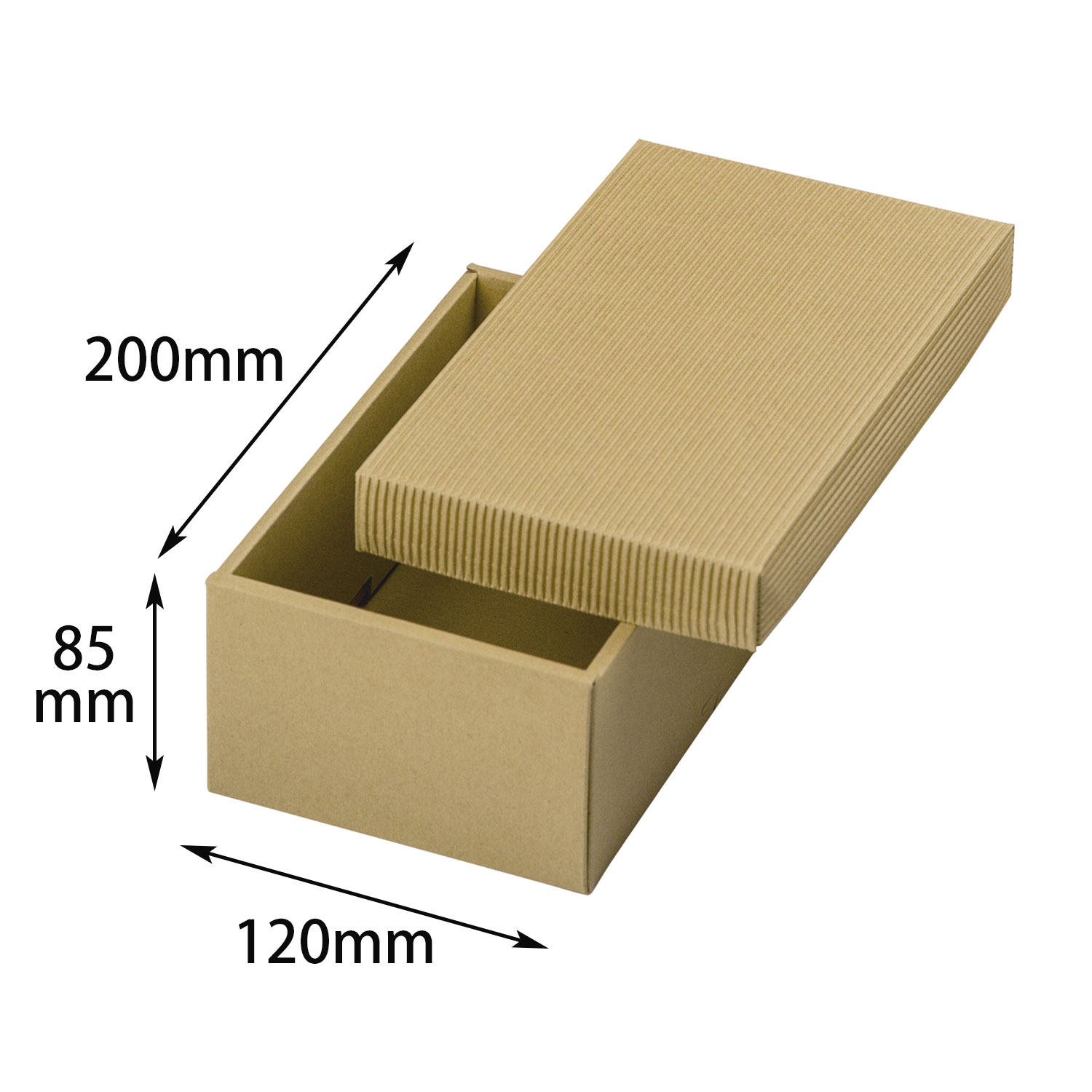 【100個】ナチュラルBOX15号ヒモ無 ヤマニ 00274126 プロステ