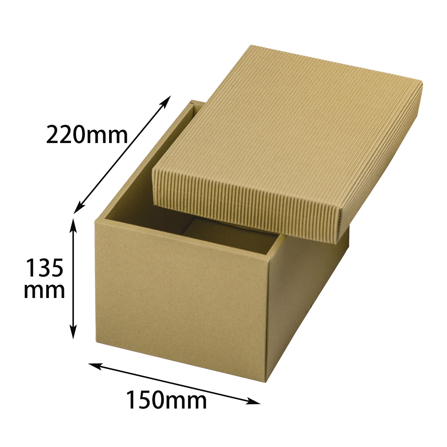 【50個】ナチュラルBOX13号ヒモ無 ヤマニ 00274128 プロステ