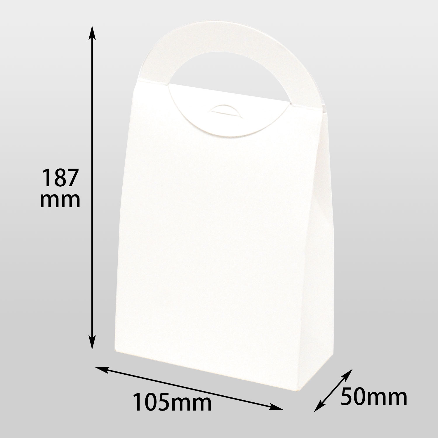 【200個】ハンディースリムBOX M 白 ヤマニ 00274263 プロステ
