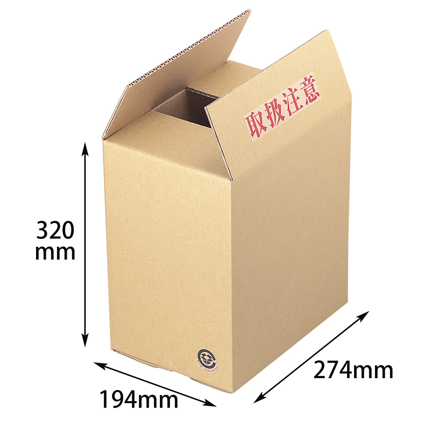 宅配用。A式。茶段ボールです。サイズ：274×194×320mm材質：A段重量：275g商品コード00274450メーカー名ヤマニパッケージ重量275.00g種別一体型商品関連商品(ケース)A式茶80(1号) 40点・注意事項：モニターの発色によって色が異なって見える場合がございます。・領収書については、楽天お客様マイページから、商品出荷後にお客様自身で印刷して頂きますようお願い申し上げます。・本店では一つの注文に対して、複数の送り先を指定することができません。お手数おかけしますが、注文を分けていただきます様お願い致します。・支払い方法で前払いを指定されて、支払いまで日数が空く場合、商品が廃番もしくは欠品になる恐れがございます。ご了承ください。・注文が重なった場合、発送予定日が遅れる可能性がございます。ご了承ください。・お急ぎの場合はなるべく支払い方法で前払い以外を選択いただきます様お願い致します。支払い時期によっては希望納期に間に合わない場合がございます。