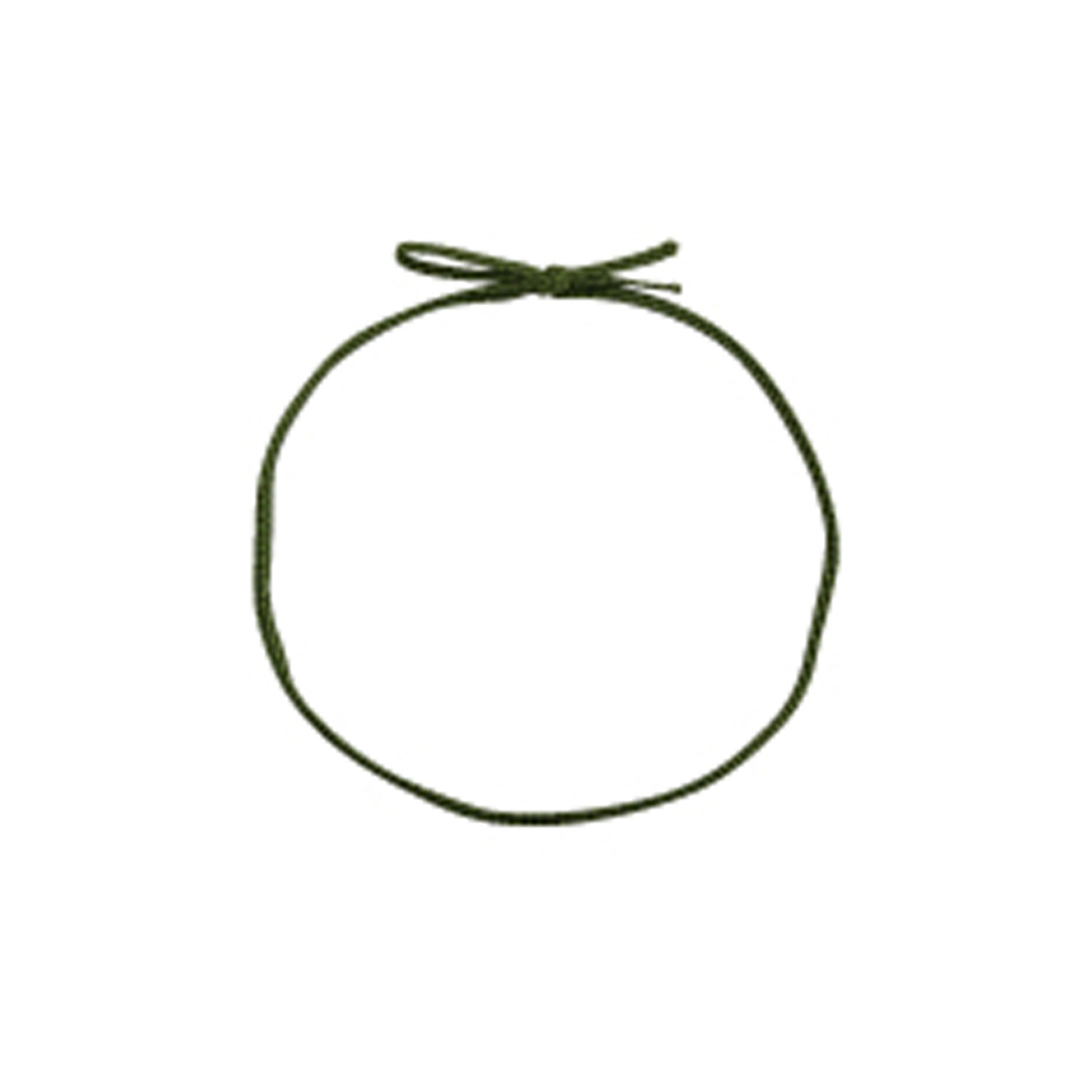 【1000個】平彩ゴム 二重片花結び 小62cm 濃緑 イグチ 00283417 プロステ
