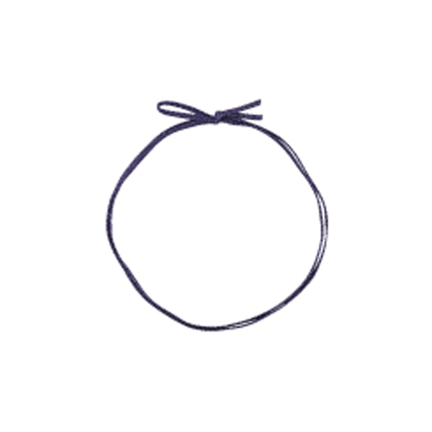 【1000個】平彩ゴム 二重片花結び 小62cm 紫 イグチ 00283456 プロステ