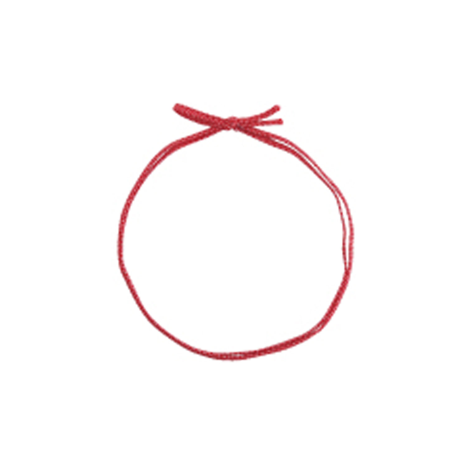 【1000個】平彩ゴム 二重片花結び 小62cm 赤 イグチ 00283489 プロステ