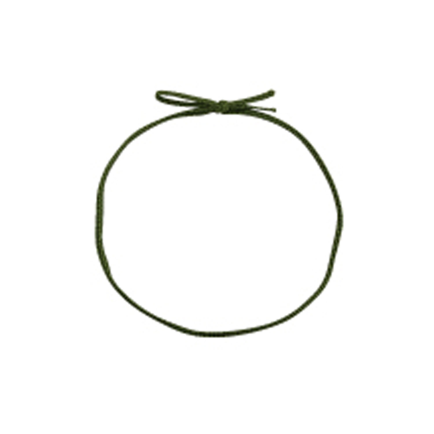 【1000個】平彩ゴム 二重片花結び 中74cm 濃緑 イグチ 00283503 プロステ