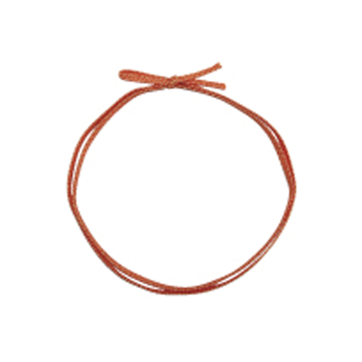 【1000個】平彩ゴム 二重片花結び 中74cm オレンジ イグチ 00283521 プロステ