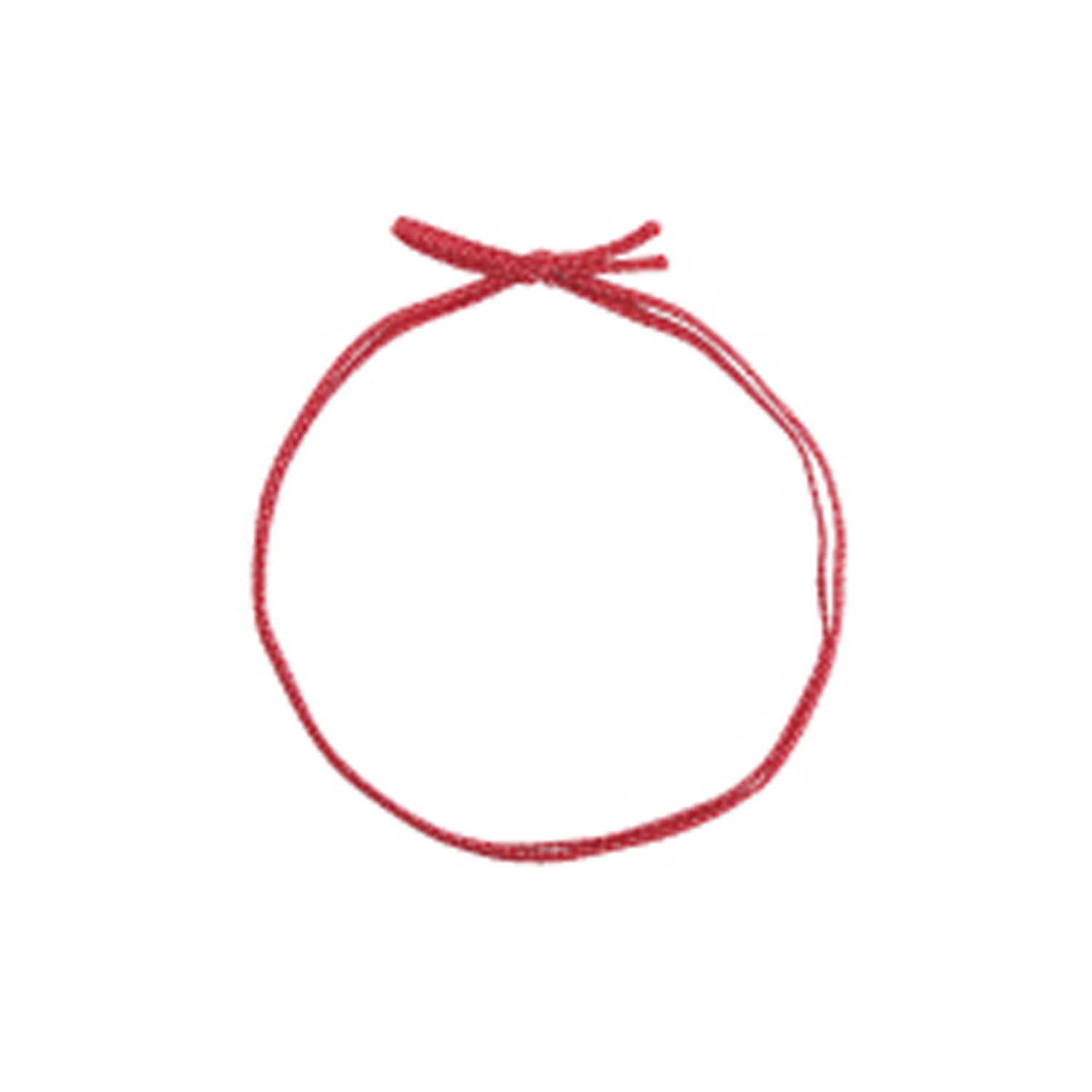 【1000個】平彩ゴム 二重片花結び 中74cm 赤 イグチ 00283548 プロステ