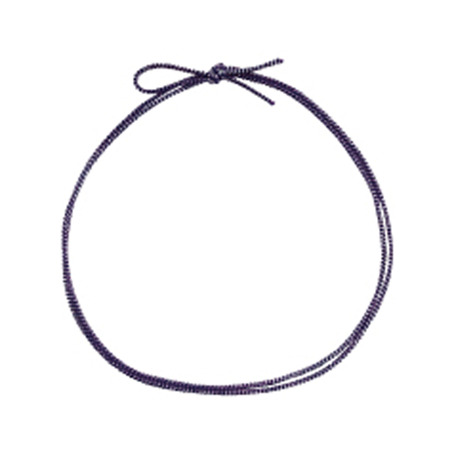 【1000個】4ッ打ラメ入りゴム 2重片花結び 62cm 紫×銀 イグチ 00284982 プロステ