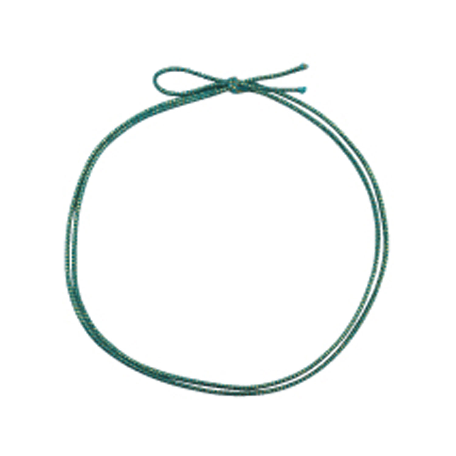 【1000個】4ッ打ラメ入りゴム 2重片花結び 62cm ブルー×金 イグチ 00284987 プロステ