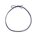 【1000個】4ッ打ラメ入りゴム 2重片花結び 74cm 紫×銀 イグチ 00285009 プロステ