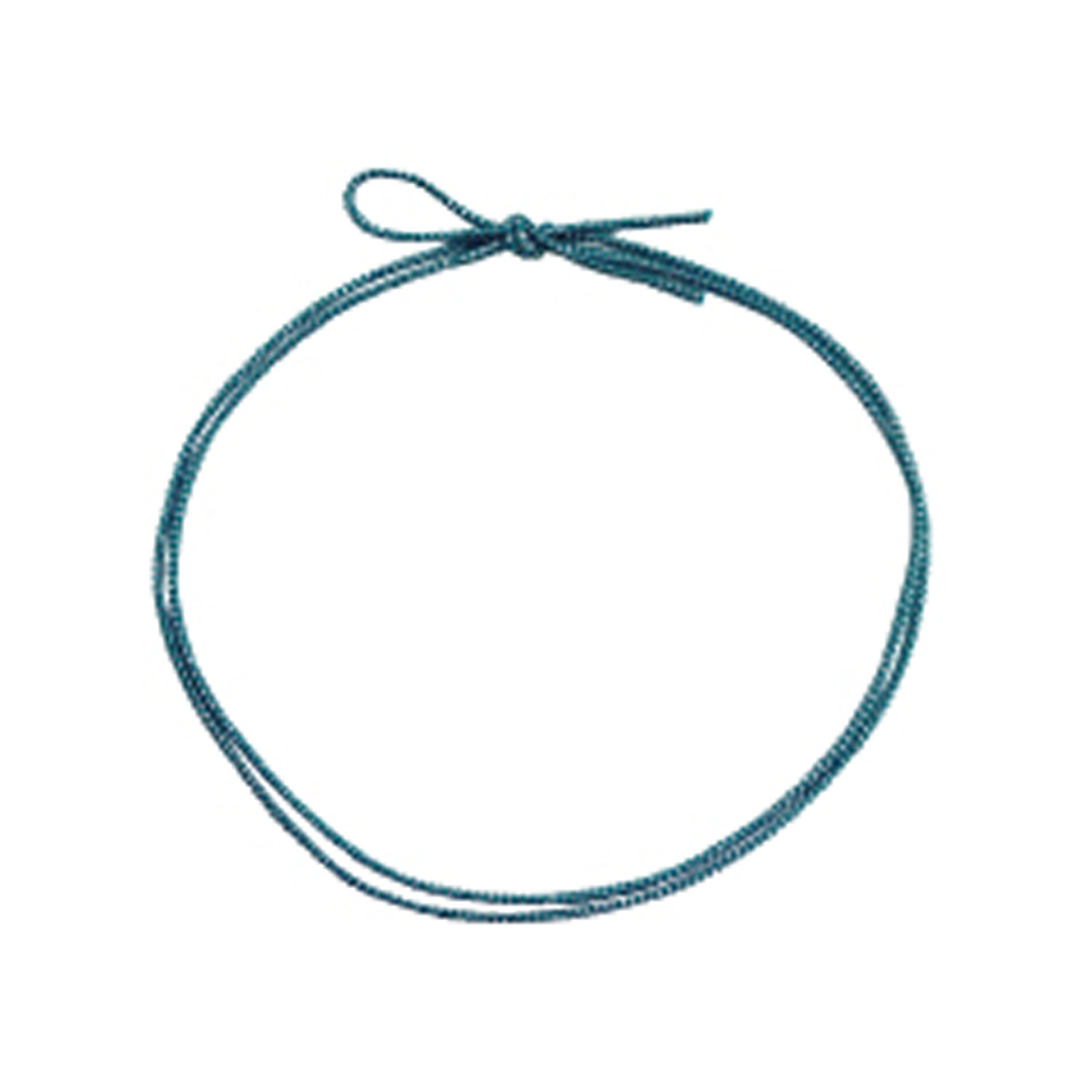 【1000個】4ッ打ラメ入りゴム 2重片花結び 74cm ブルー×銀 イグチ 00285013 プロステ