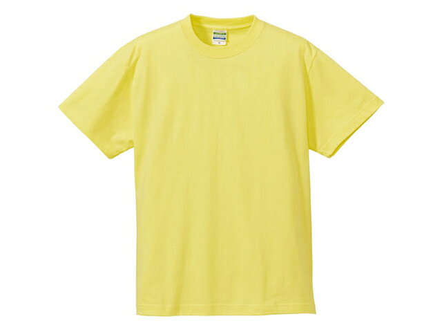 【10枚】5001綿Tシャツ S ライトイエロー United Athle シャツ 上着 00298365 プロステ