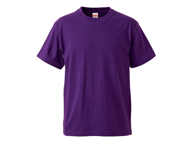 【10枚】5001綿Tシャツ 3L パープル United Athle シャツ 上着 00298547 プロステ