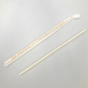 【500枚】 ライスレジン ストロー ナチュラル 紙包装 羽柴化成工業 プロステ