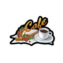 【1枚】デコレーションパネル Cafeイラスト No.67402 P・O・Pプロダクツ 00702632 プロステ