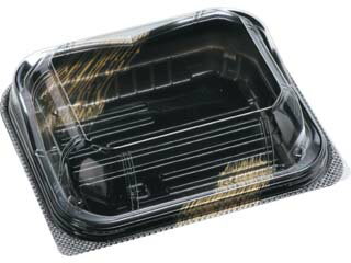 【1200枚】黒ふで金 SA-10(L) エフピコ フードパック 弁当 お弁当 篏合 かちっと閉まる 00304349