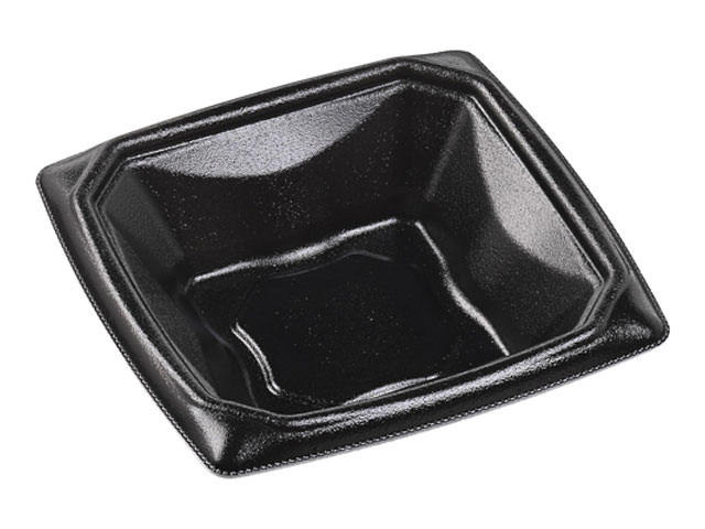 【1200枚】MFPアーチ丼15-15 本体 黒 エフピコ 00306478