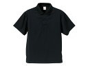 【1枚】5910-01ポロシャツ ブラック XS United Athle シャツ 上着 00312803 プロステ
