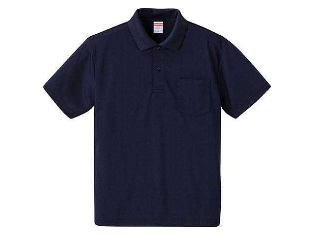 【1枚】5912-01ポロシャツ ネイビー 5L United Athle シャツ 上着 00313099 プロステ