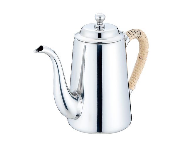 【1個】UK M型 コーヒーポット・籐づる巻〈5人用〉 00313630 プロステ