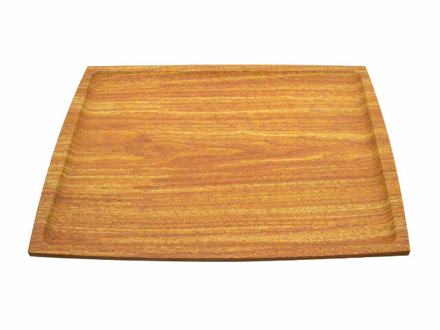 【1枚】長角盆330×240 薄木目 ノンスリップ マイン 00315004 プロステ