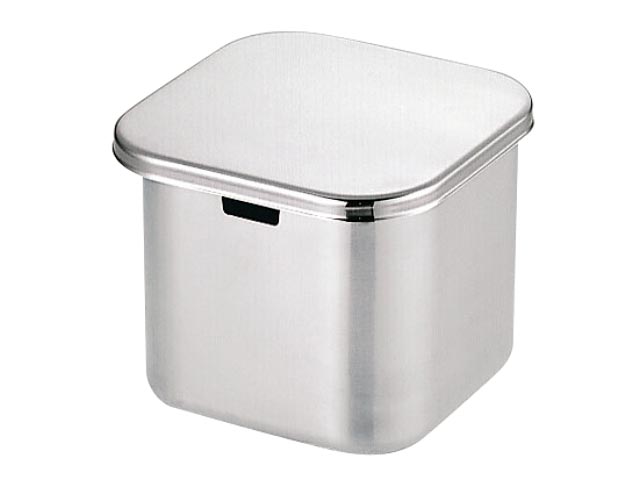 Condiments Container - 【1個】UK プレス 角タレ入(モリブデン鋼) 保存容器 ケース 入れ物 調理 料理 小物 00316556 プロステ