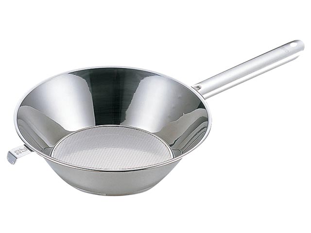 【1個】UK 油こし(片手ハンドル)30cm 00317655 プロステ