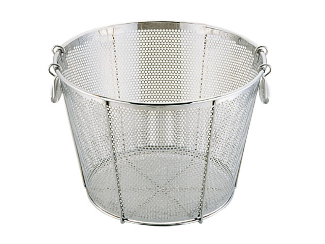 【1個】UK 揚げザル・深型(補強付)42cm 【5.0φ】 00319434 プロステ