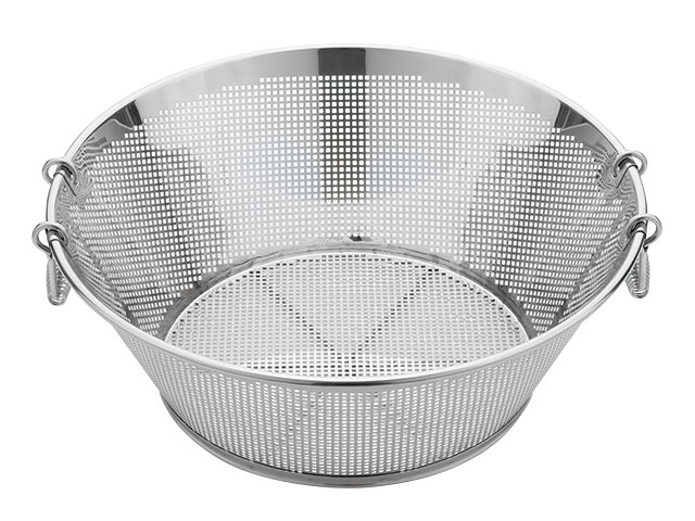 【1個】UK 揚げザル・平底60cm 【角穴】 00319450 プロステ