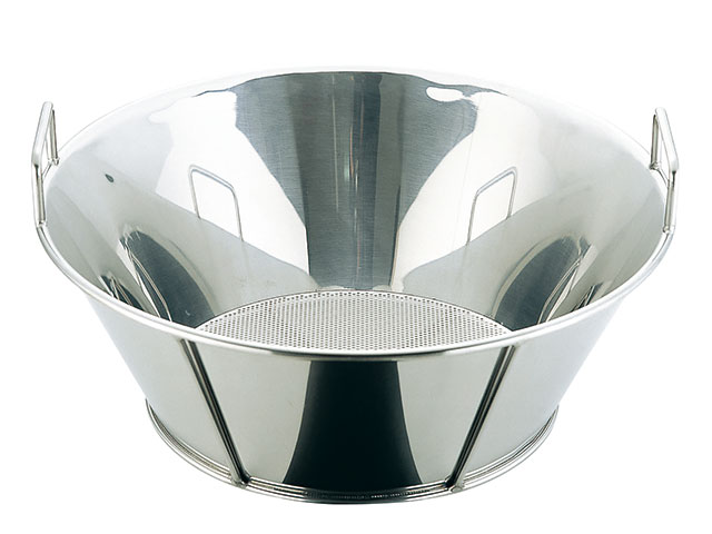 【1個】UK 揚げザル・底パンチング51cm 【2.2φ】 00319454 プロステ