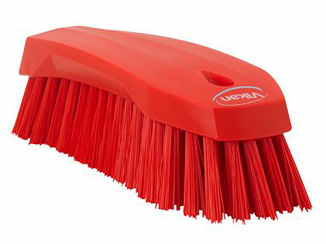 【1個】ヴァイカン ハンドブラシ(ハード) レッド 38904 Vaikan(ヴァイカン) スポンジ タワシ モップ 衛生品 掃除道具 00383631 プロステ