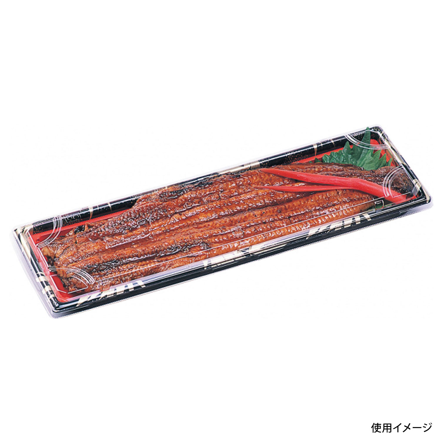 【1000枚】SUうなぎ-33-10 本体 笹金 エフピコ 重箱 折箱 高級 食品容器 00397109