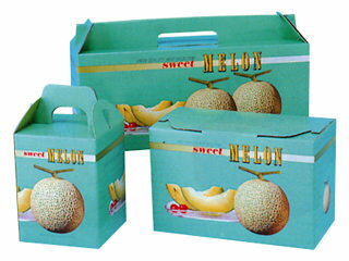 【100枚】紙箱 スイートメロン 1ケ用 00404851 プロステ