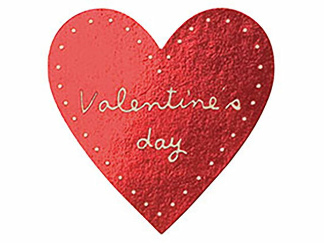 【1袋】SV-15S バレンタインデイシール ミニハート(100枚) ヘッズ 00415624 プロステ