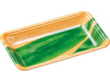 【2100枚】FLB-A12-25 エコ木目葉らん エフピコ 発泡トレー トレー 食品スーパー 00425199