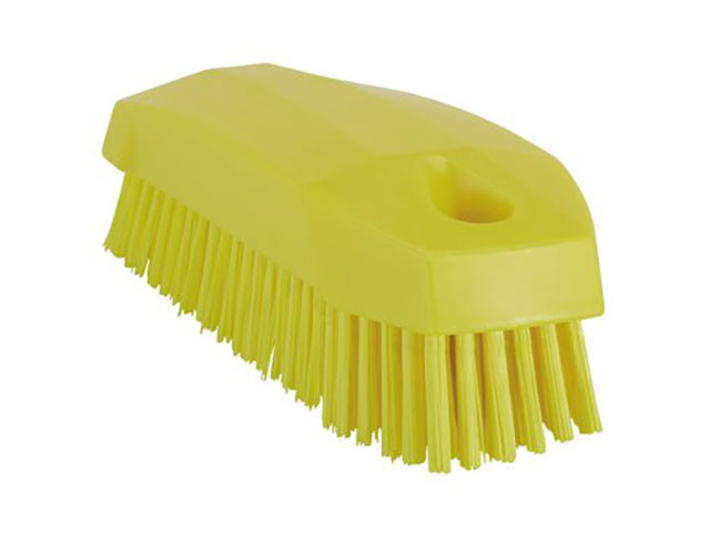 【1個】ヴァイカン まな板洗浄ブラシ イエロー 64416 Vaikan(ヴァイカン) スポンジ タワシ モップ 衛生品 掃除道具 00431166 プロステ