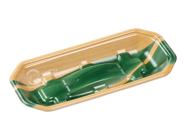 【1500枚】豊漁24-11(27)A エコ木目葉らん エフピコ 鮮魚 魚 食品スーパー 使い捨て 00438611