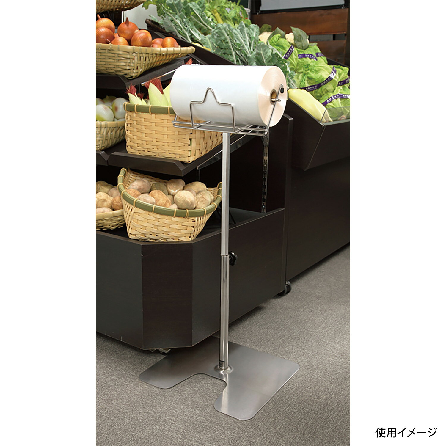 【1個】ロールポリスタンド2 日研工業 POP 店舗備品 備品 販促 00440149 プロステ [2]