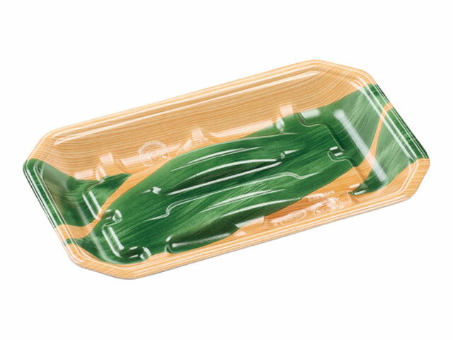 【100枚】 惣菜トレー エフピコ 豊漁25-15(27)A エコ木目葉らん プロステ